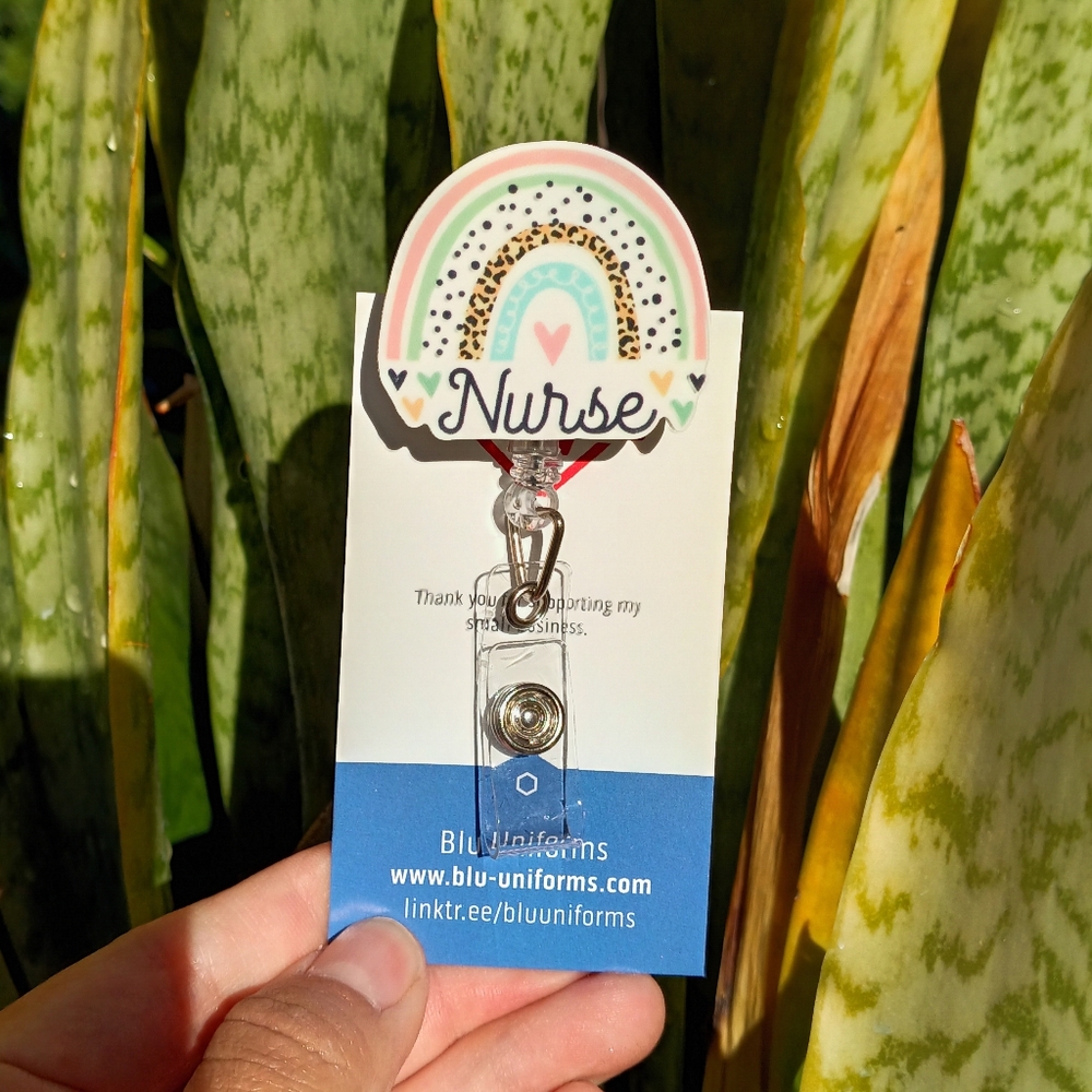 Nurse Resin Badge Reel Holder